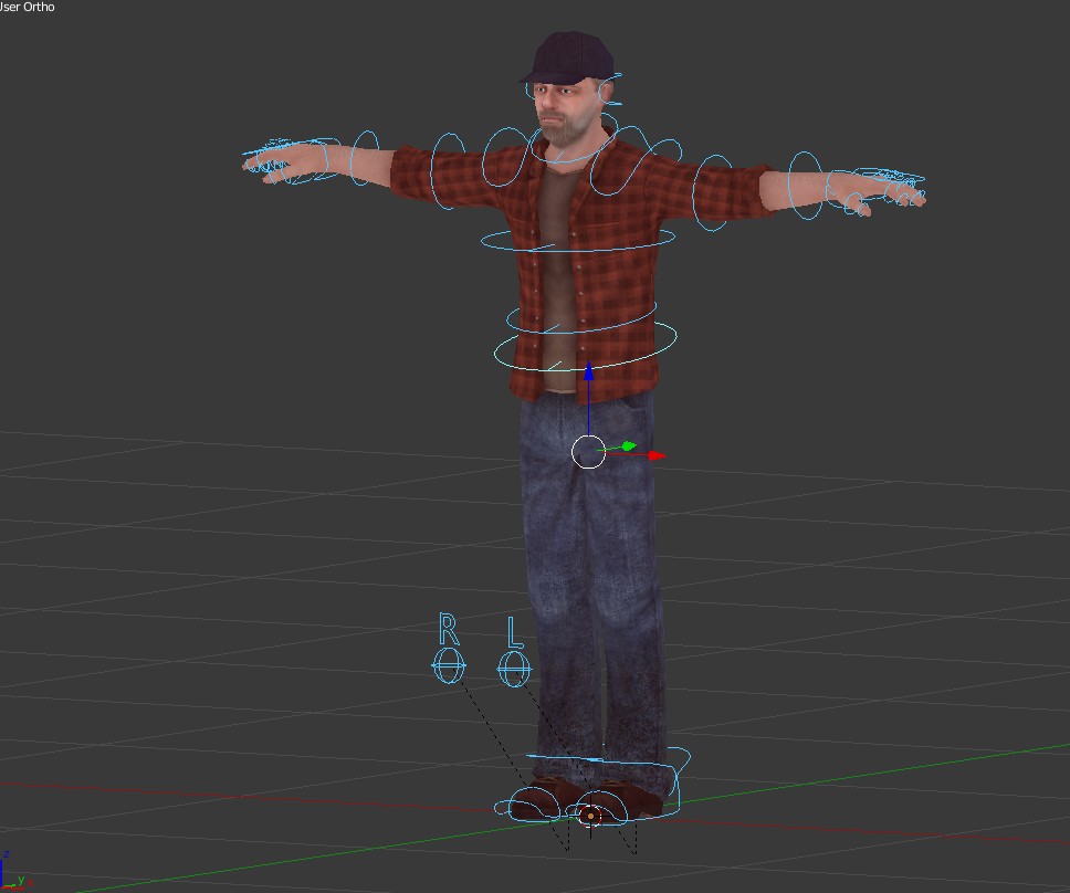 RoR main character - rig preview image 1